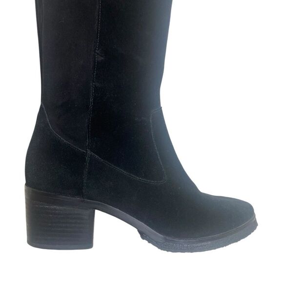 Vince Camuto 9.5 M Shianne 2 Stretch and Suede leather black over the knee - Picture 4 of 11